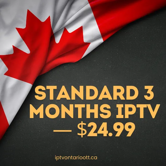 Standard 3 Months IPTV — $29.99