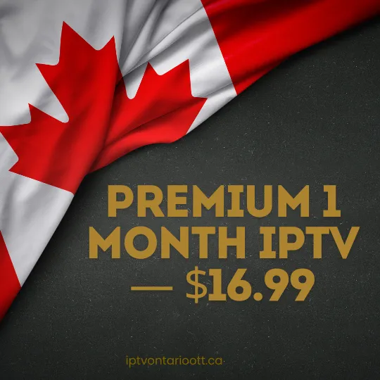 Premium 1 Month IPTV — $24.99