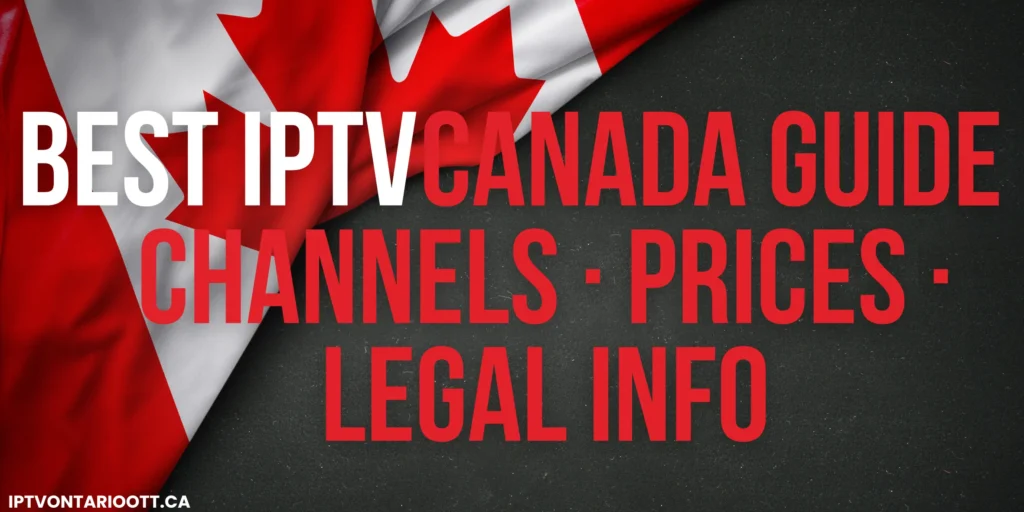 Graphic with IPTV Canada 2026 text over icons of Smart TV, phone, tablet and laptop